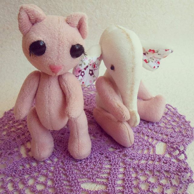 Одни из первых тедди-зверят в далёком 2016 году