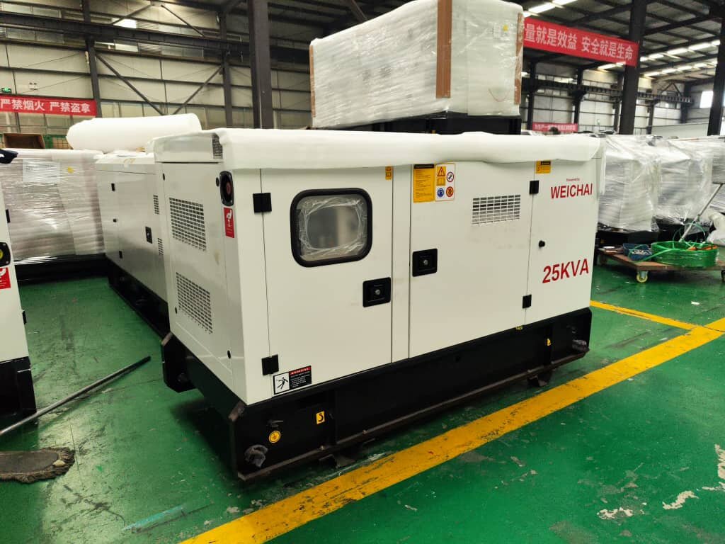 weichai 20 кВт в шумоизоляционном кожухе с увеличенным баком