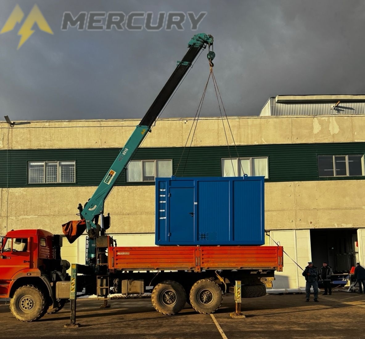 Weichai 150 кВт в контейнере для производства БПЛА