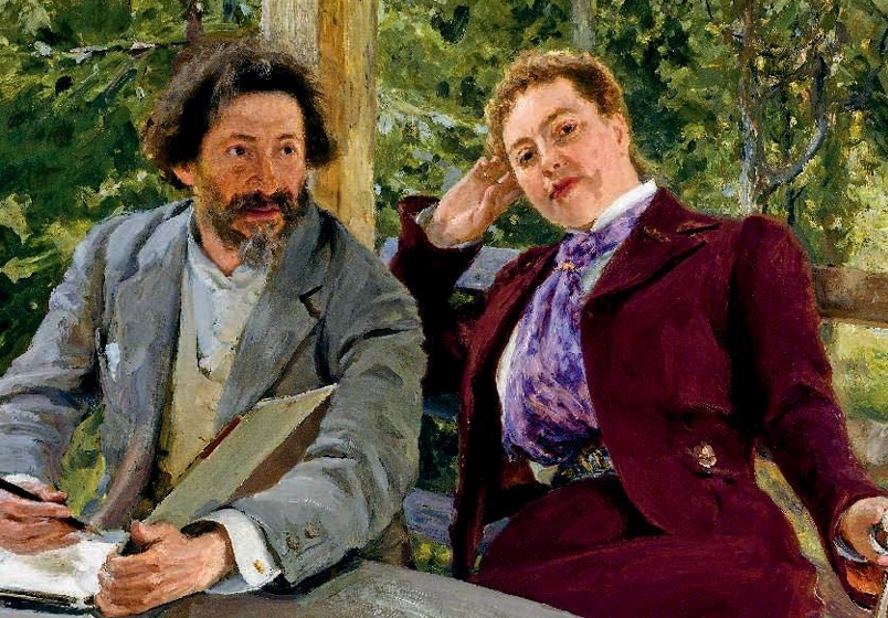 Автопортрет с Натальей Борисовной Нордман