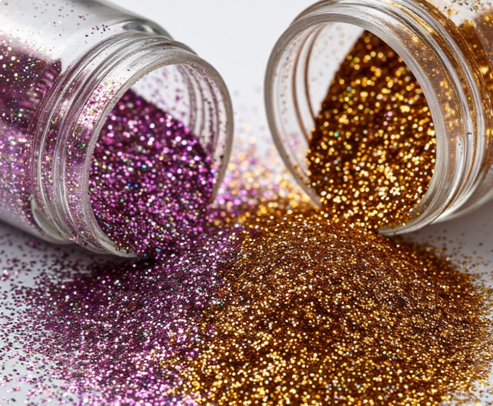 Сухие глиттеры в баночках
