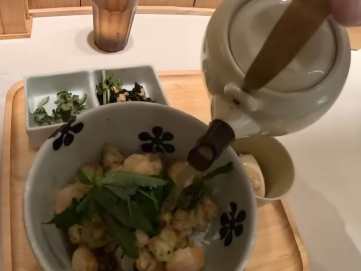 Японское блюдо "очадзуке"