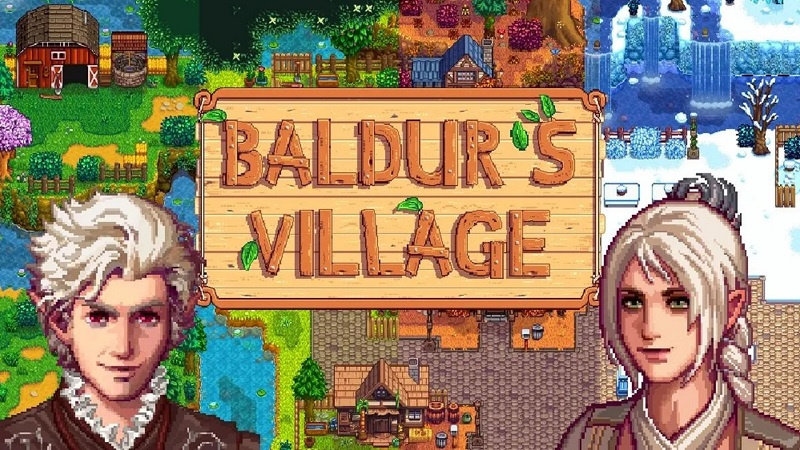  📷    Baldur's Village добавляет в Stardew Valley деревню, населённую вдохновлёнными Baldur’s Gate 3 персонажами (источник изображения: BV)