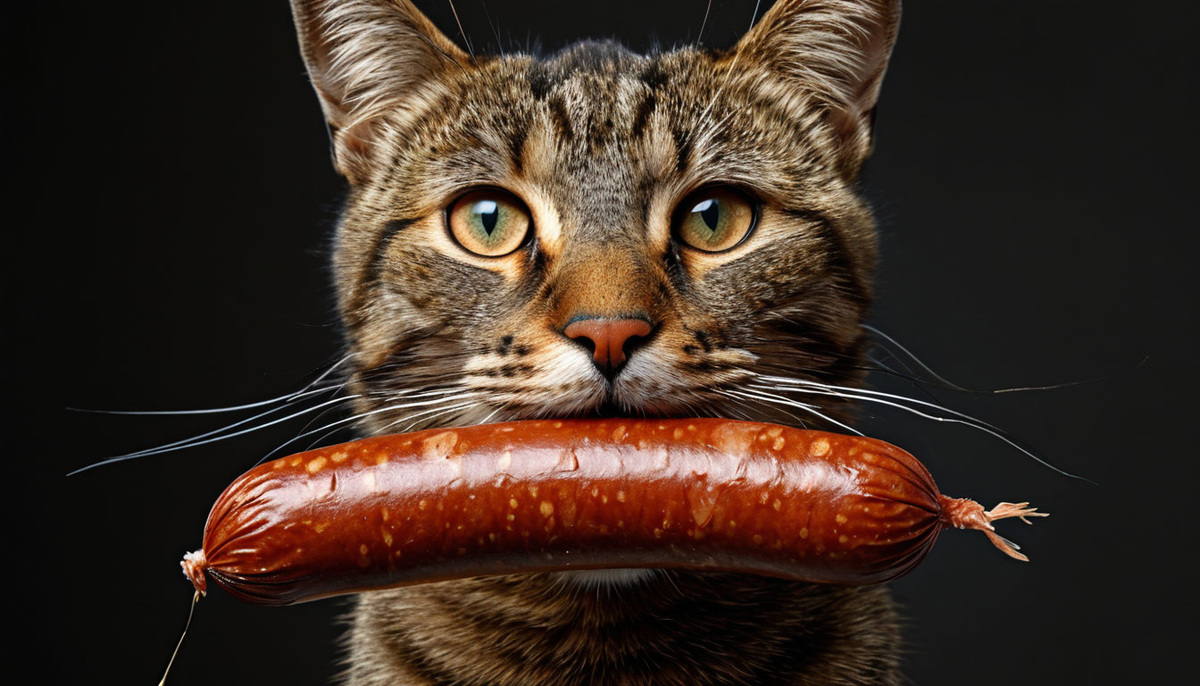 Кот воровал еду у хозяина для подруги с котятами. Фото сгенерировано нейросетью Шедеврум.