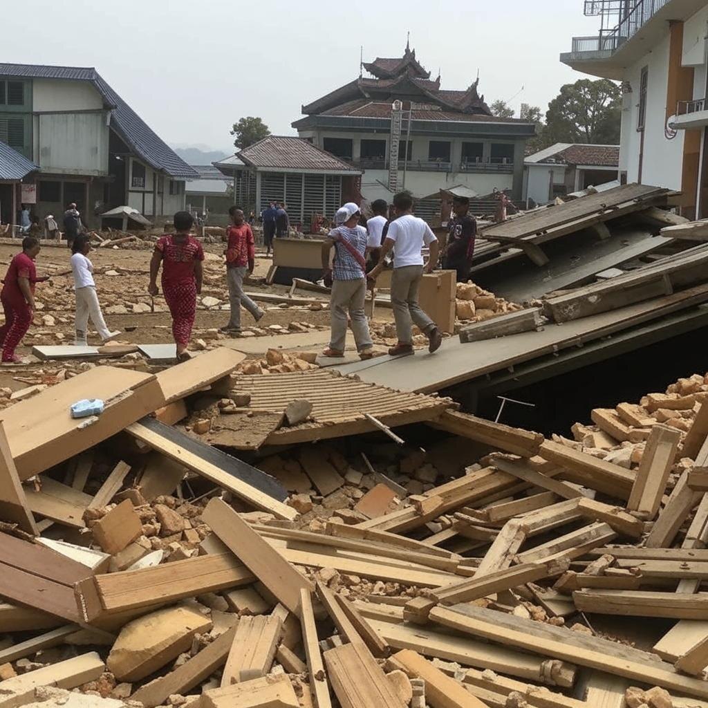Тысячи людей остались без крыши над головой и доступа к пище. 
