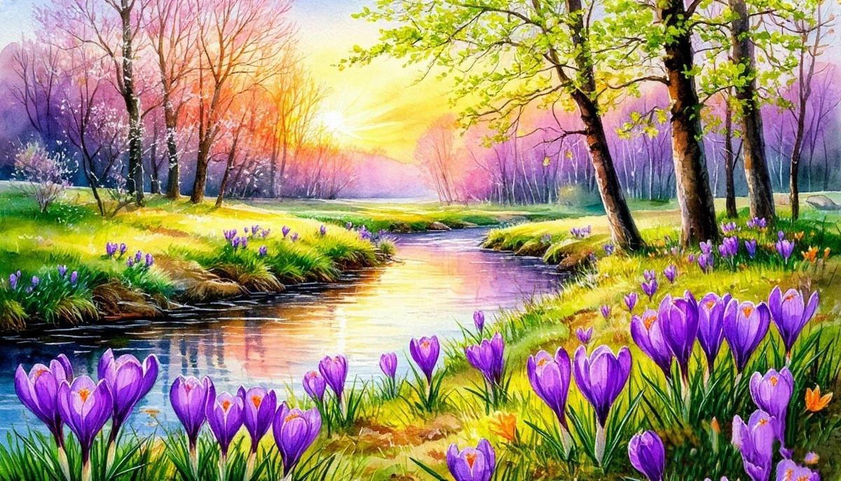 Такая яркая весна. Всем желаю побольше яркости в жизни!