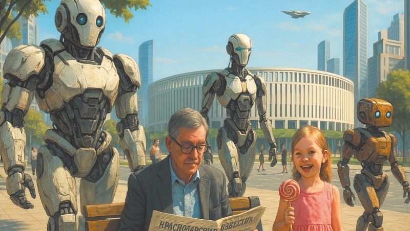    Так выглядит обложка нового материала, созданная ИИ