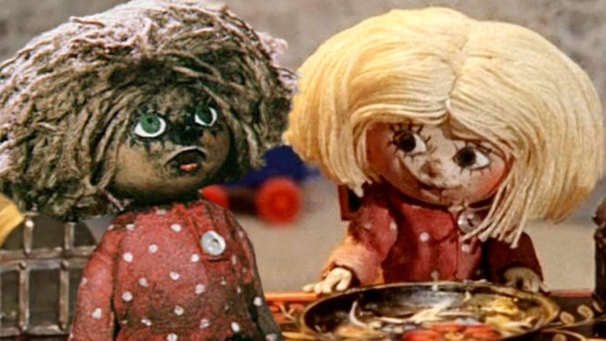 Кадр из советского мультфильма Аиды Зябликовой «Домовенок Кузя» 