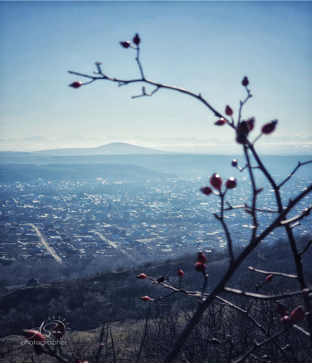 Вид на город с горы Машук