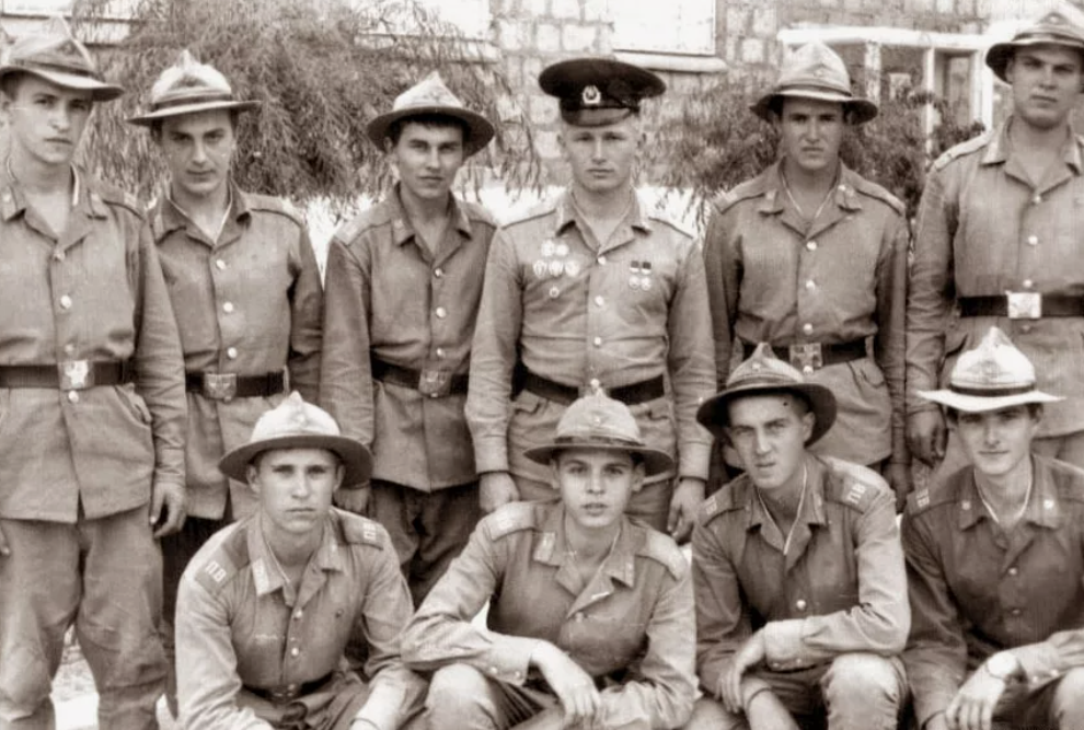 Отделение учебной пограничной заставы Школы сержантского состава. КЗакПО, 1986 год