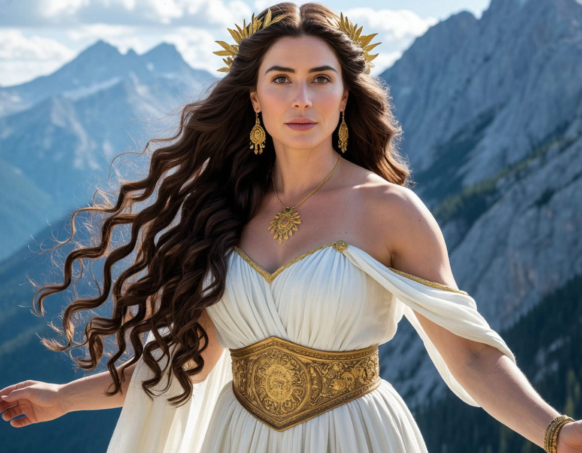 Древнегреческая богиня Гера по версии нейросети