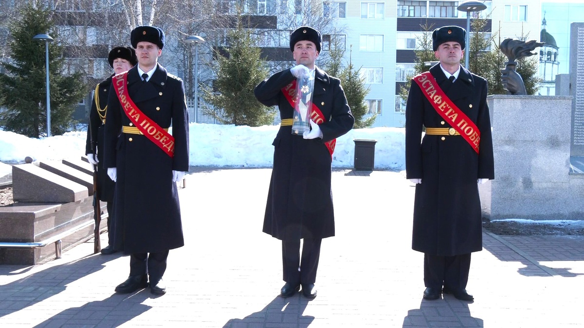    Пограничники впервые провели «Эстафету Победы» в Сургуте