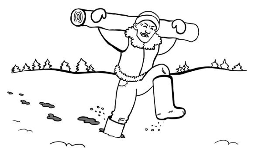 илюстрация Крэйга Эштона к книге «У русских за пазухой»