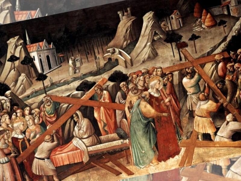 Аньоло Гадди Обретение креста царицей Еленой