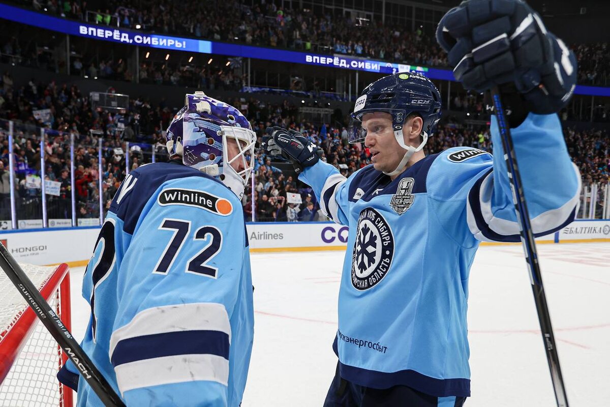"Сибирь" 2:0 "Салават Юлаев". Фото: ХК "Сибирь"