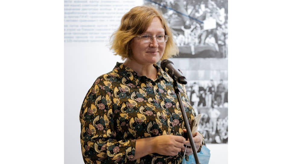 Руководитель выставочного отдела Музея Бориса Ельцина Марина Соколовская.📷Фото: Пресс-служба Ельцин-центра