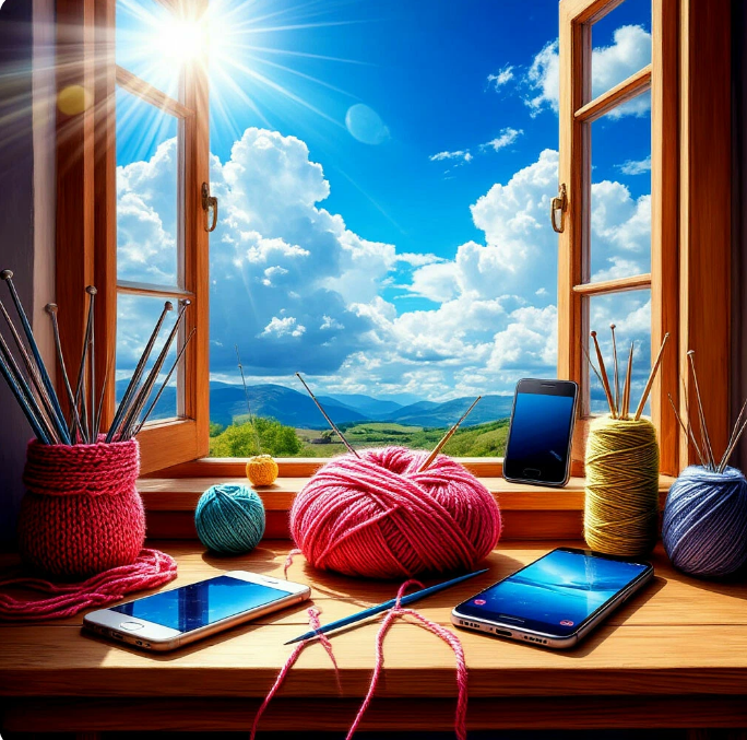 Создано нейросетью. Выходные без интернета и соцсетей