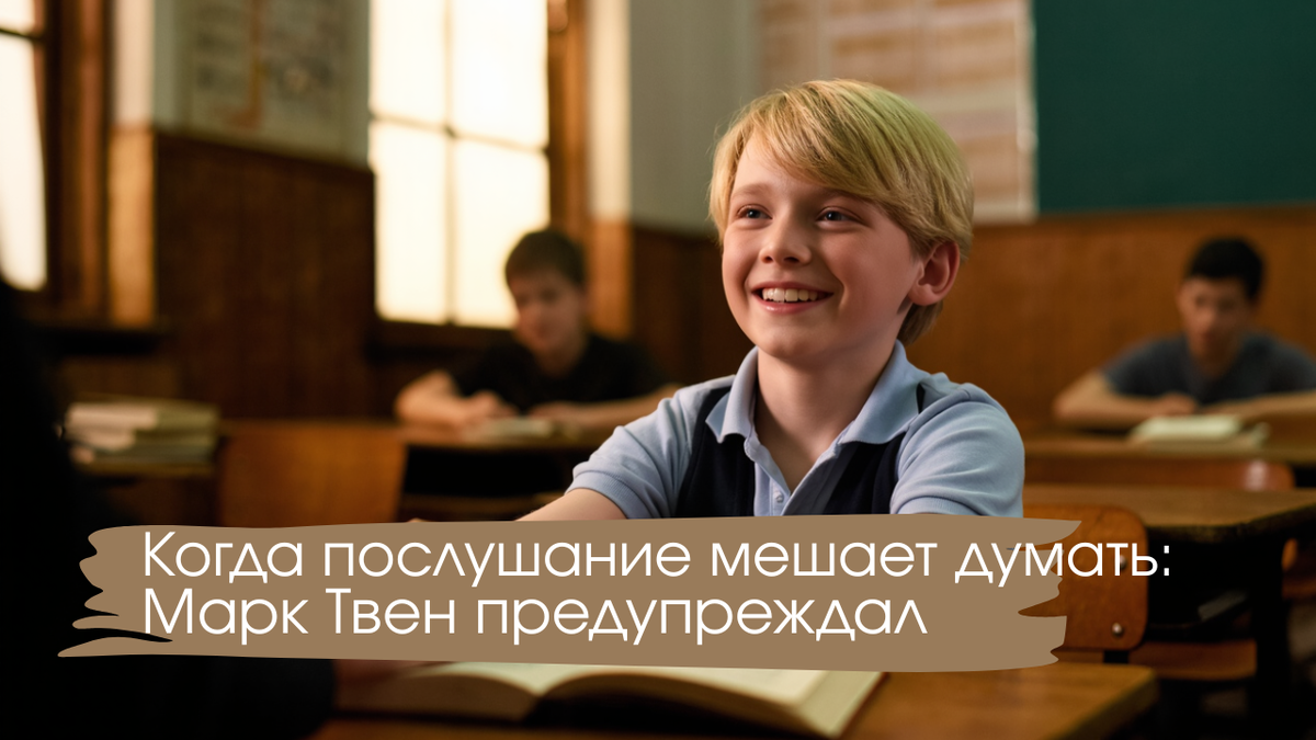 «Хорошо вышколенный - не значит хорошо образованный: я никогда не предпочитал первого второму», - сказал Марк Твен.