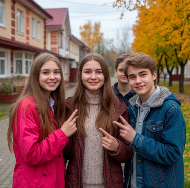 Петя, Маша, Саша и Коля