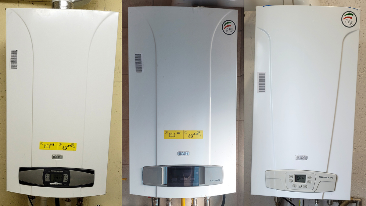 Газовые котлы BAXI Luna 3 Comfort, Luna 3, Eco Four. Фото из архива Горгазснаб.