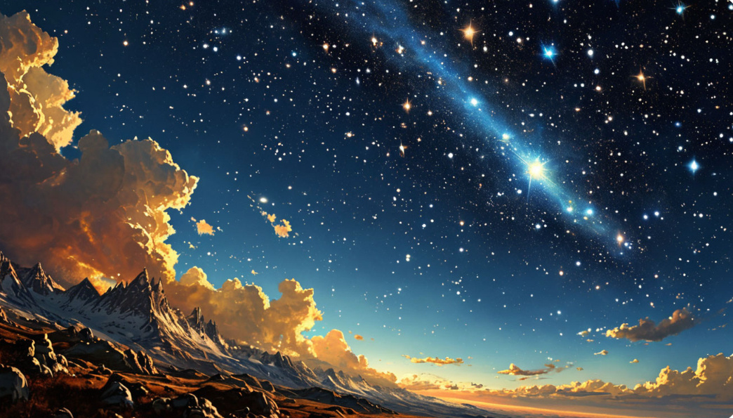 Созвездие Эридана. Предполагаемый вид из другой точки галактики