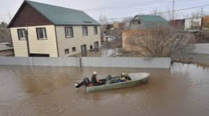 Затопленные российские города.
