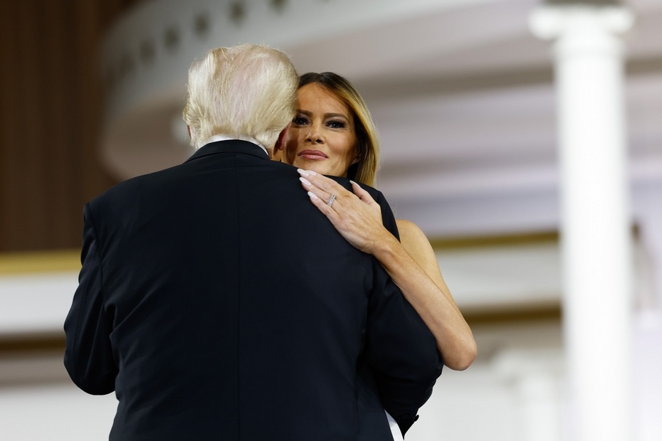 Фото: Anna Moneymaker - Pool via CNP/Keystone Press Agency/Global Look PressДональд и Мелания Трамп