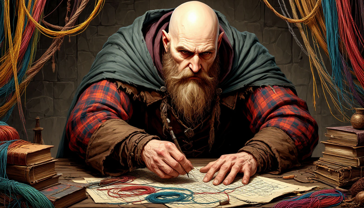 Я ведь где-то точно записывал, как связаны эти персонажи...