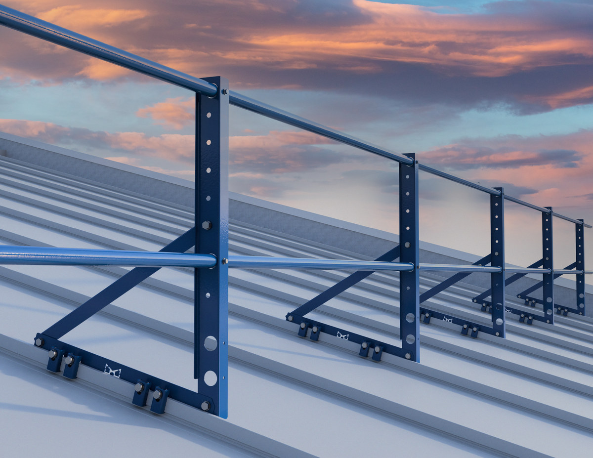 Ограждение кровли ROLLED на фальц 