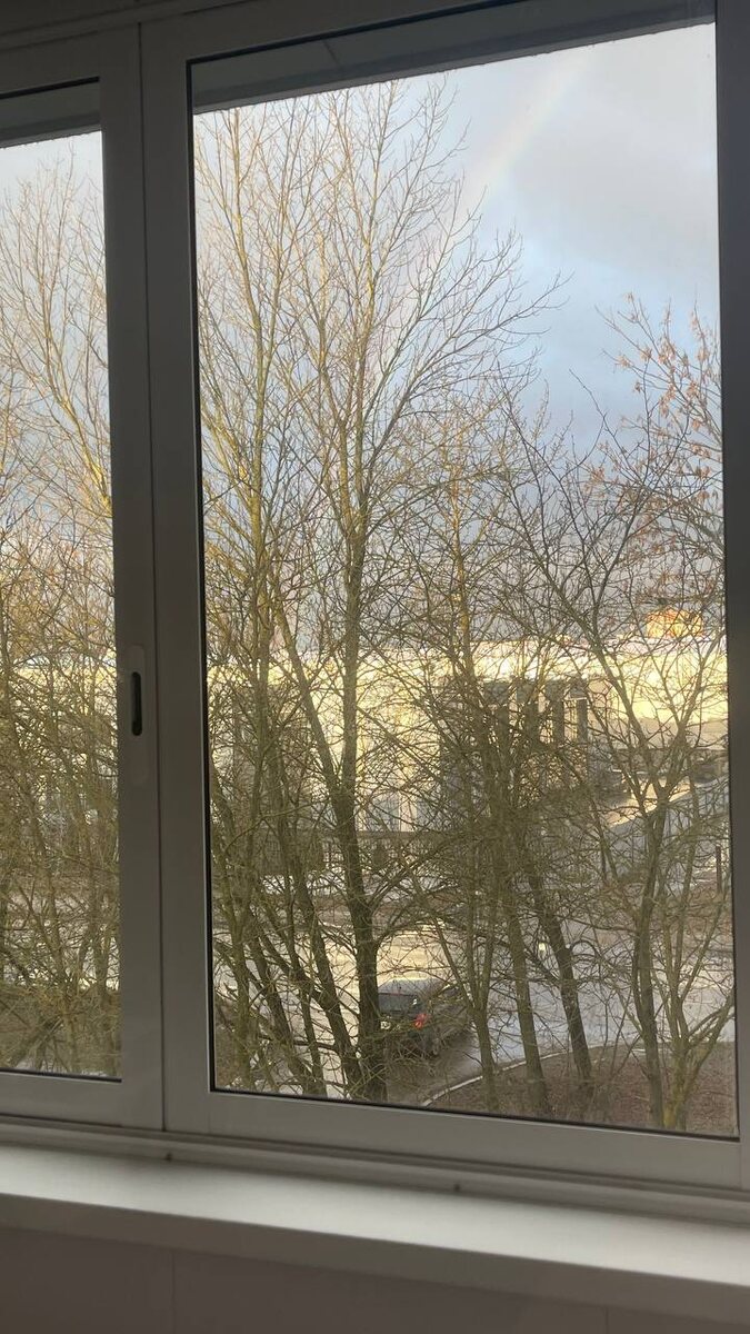 Вид с балкона. 