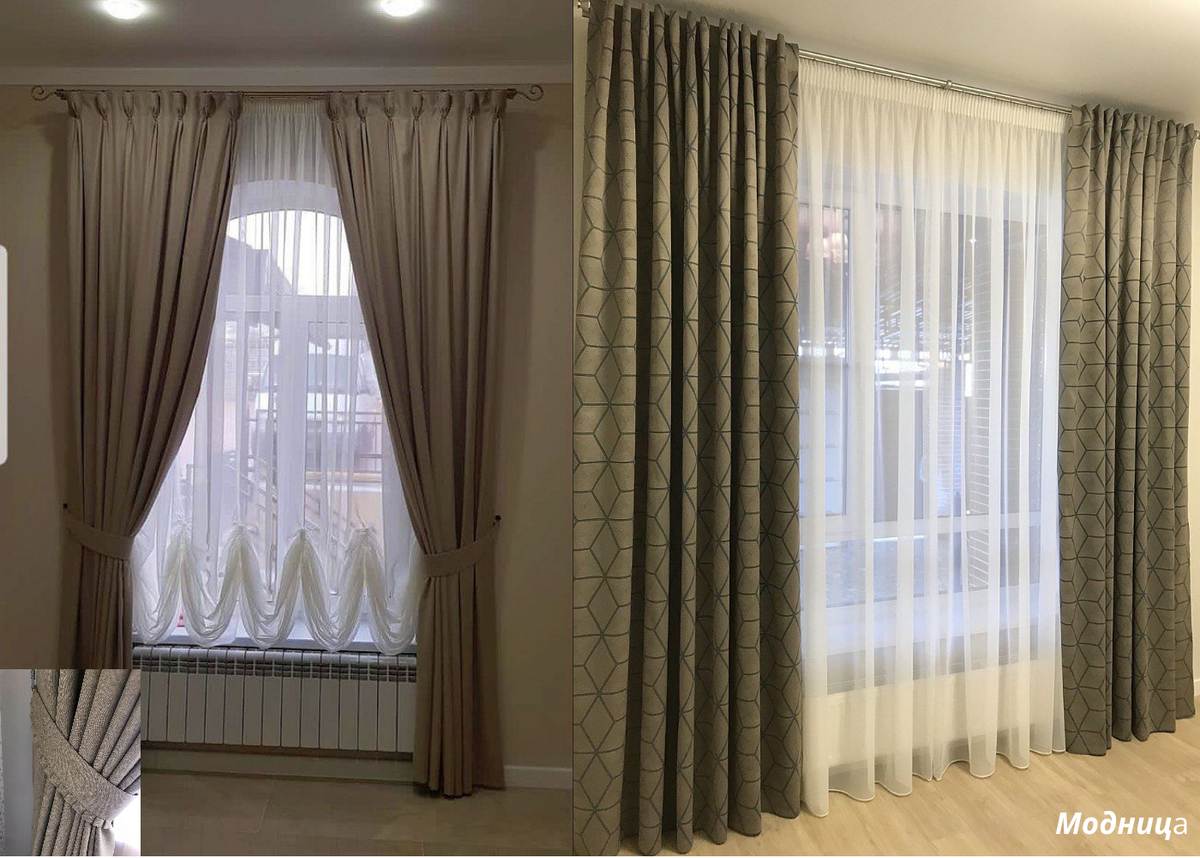 Оформление окон в доме