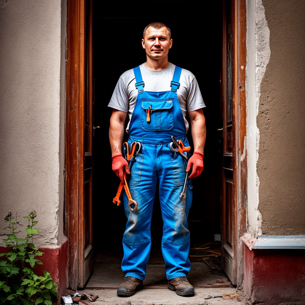 Сантехник пришел