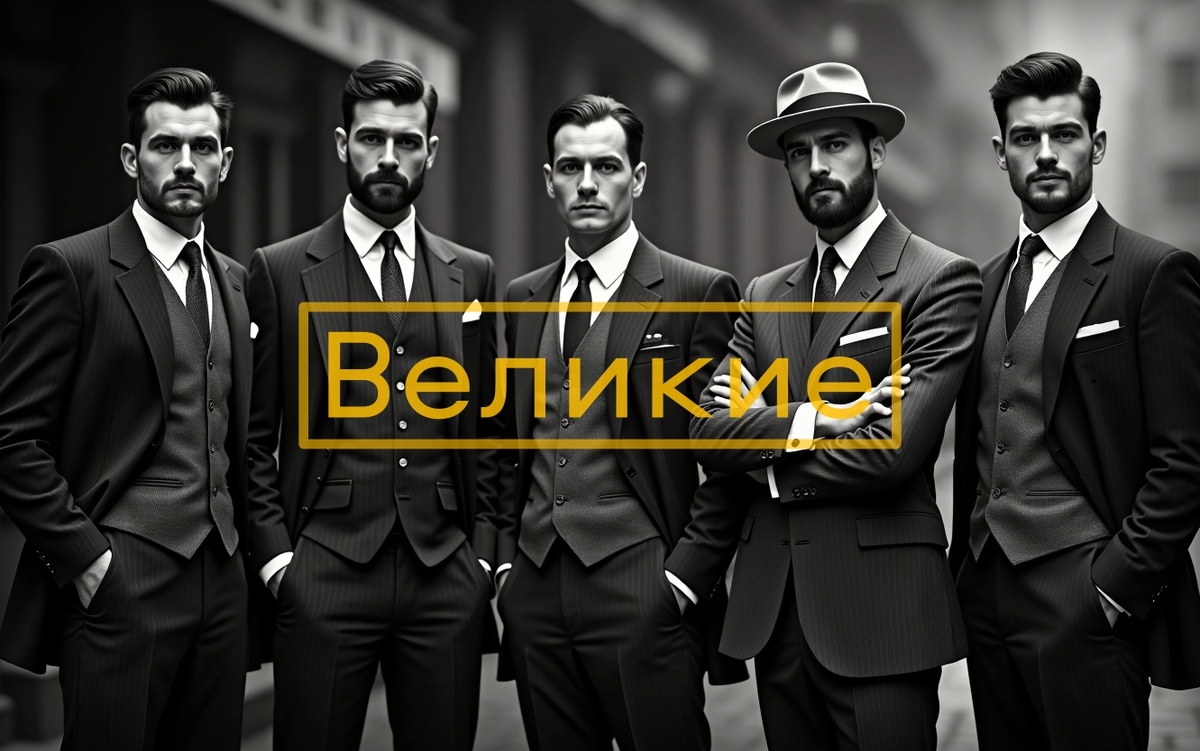 Речь пойдет о великих мужчинах