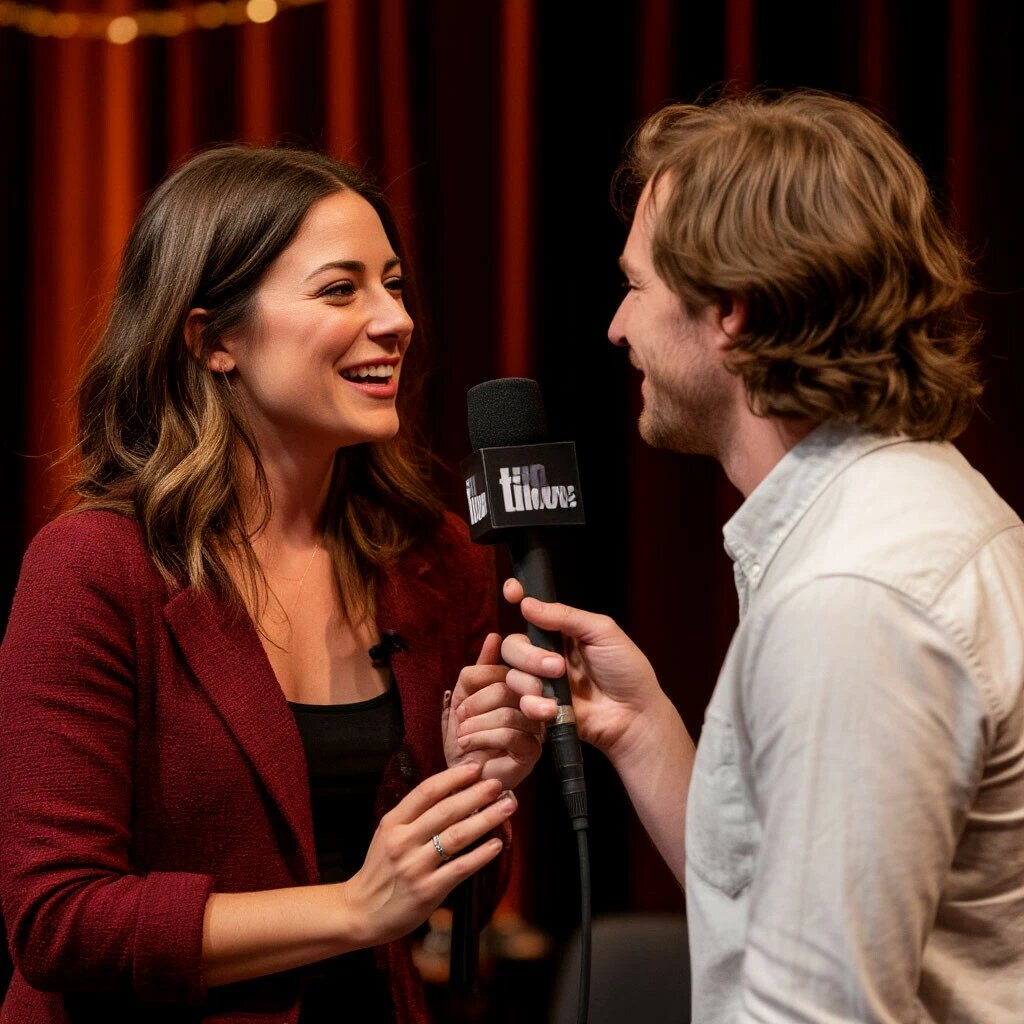 Прямо видна борьба за микрофон!