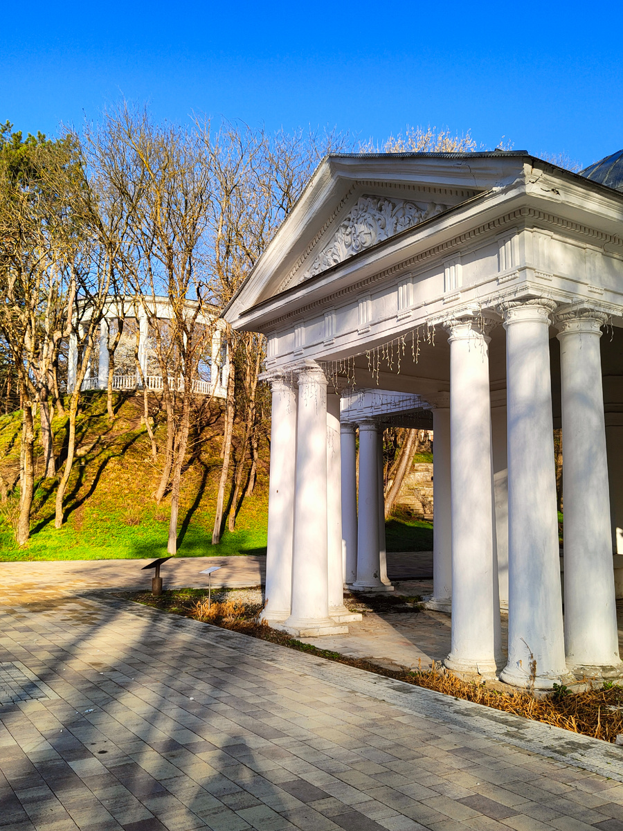 Старый бювет 4 источника и Ореанда 