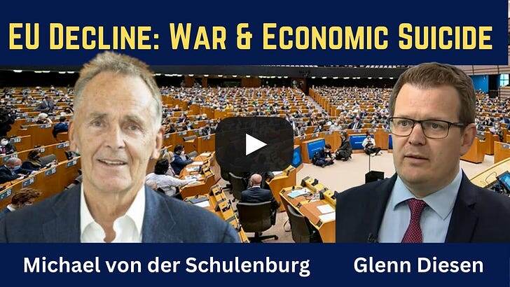 М. фон дер Шуленбург выступает на ТВ