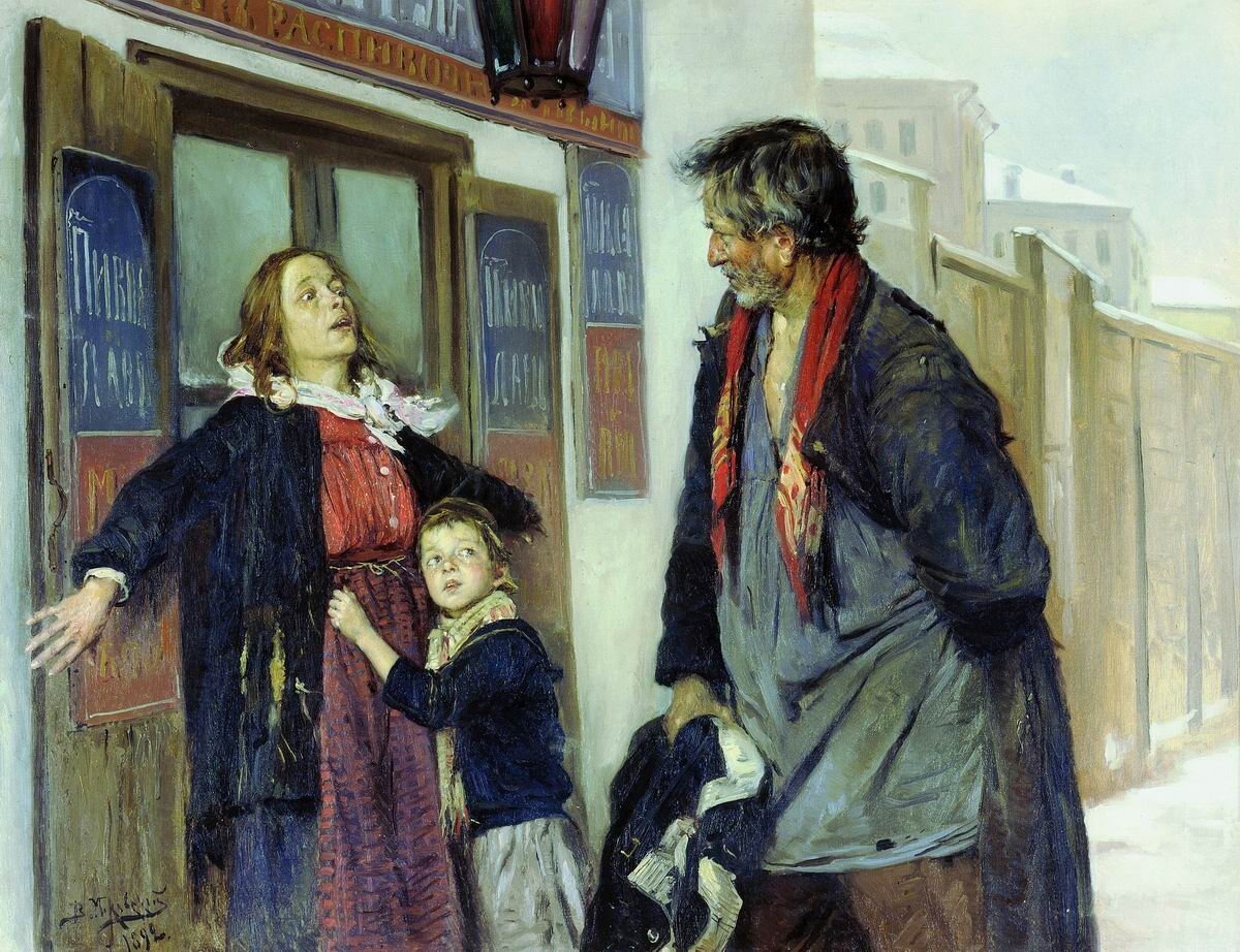 Владимир Маковский – «Не пущу» (1892)
