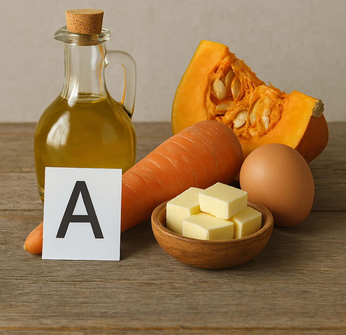 Витамин А или растительные продукты