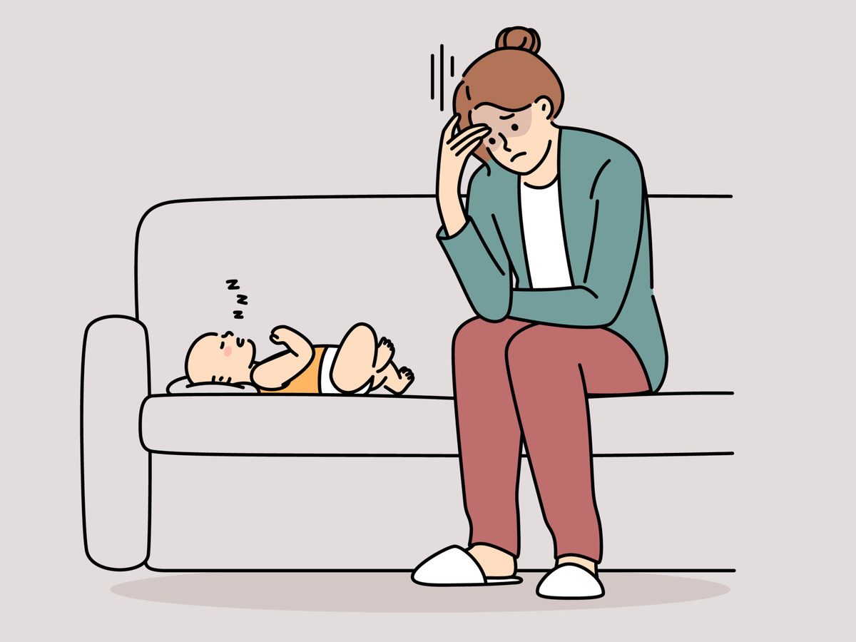 Вечно усьтавшая мама, которую никто не поддерживает