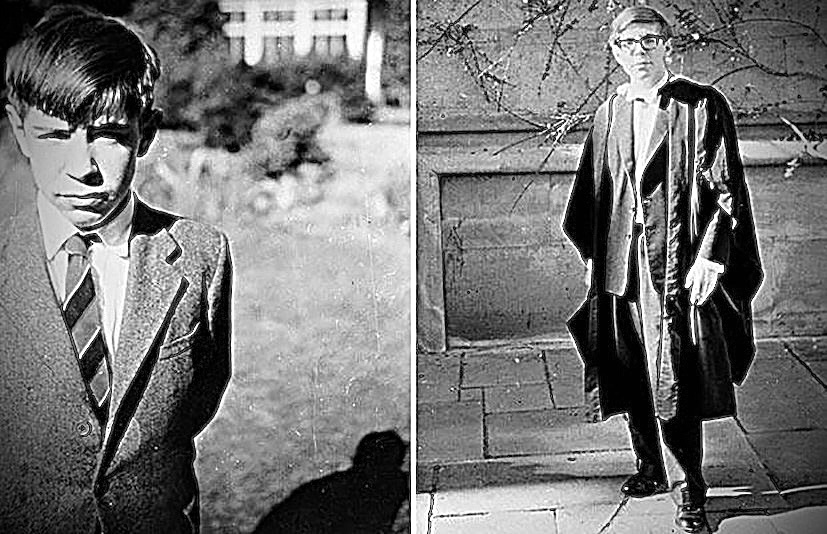 Молодой Стивен Хокинг до болезни