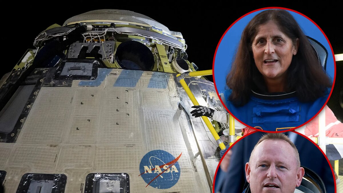 Сунита и барри  -хорошо слетали.  фото: картинки янекса.