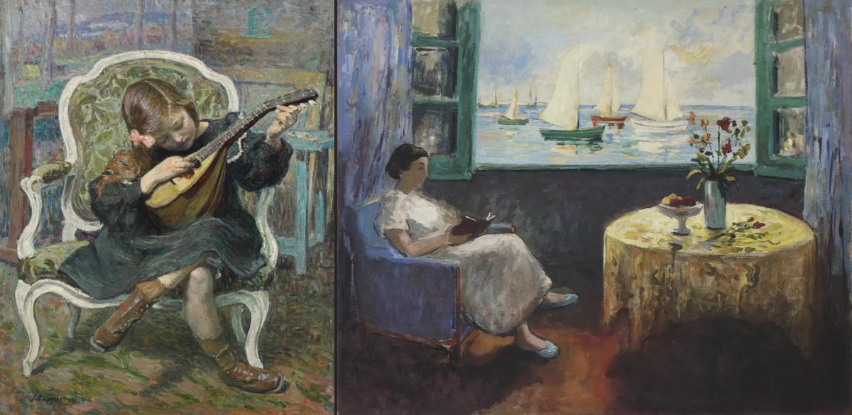 Художник Анри Лебаск