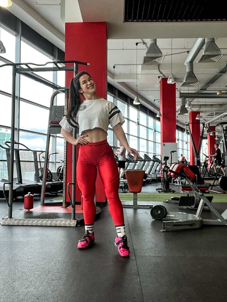 автор на тренировке 