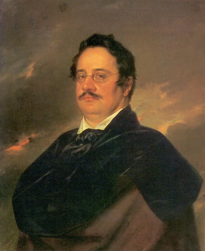 В. А. Тропинин. Портрет Н. Н. Раевского. 1842 г.