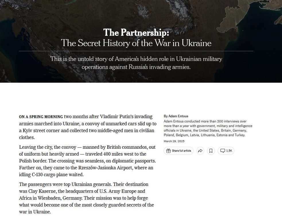    Фото: скриншот статьи The New York Times (NYT)