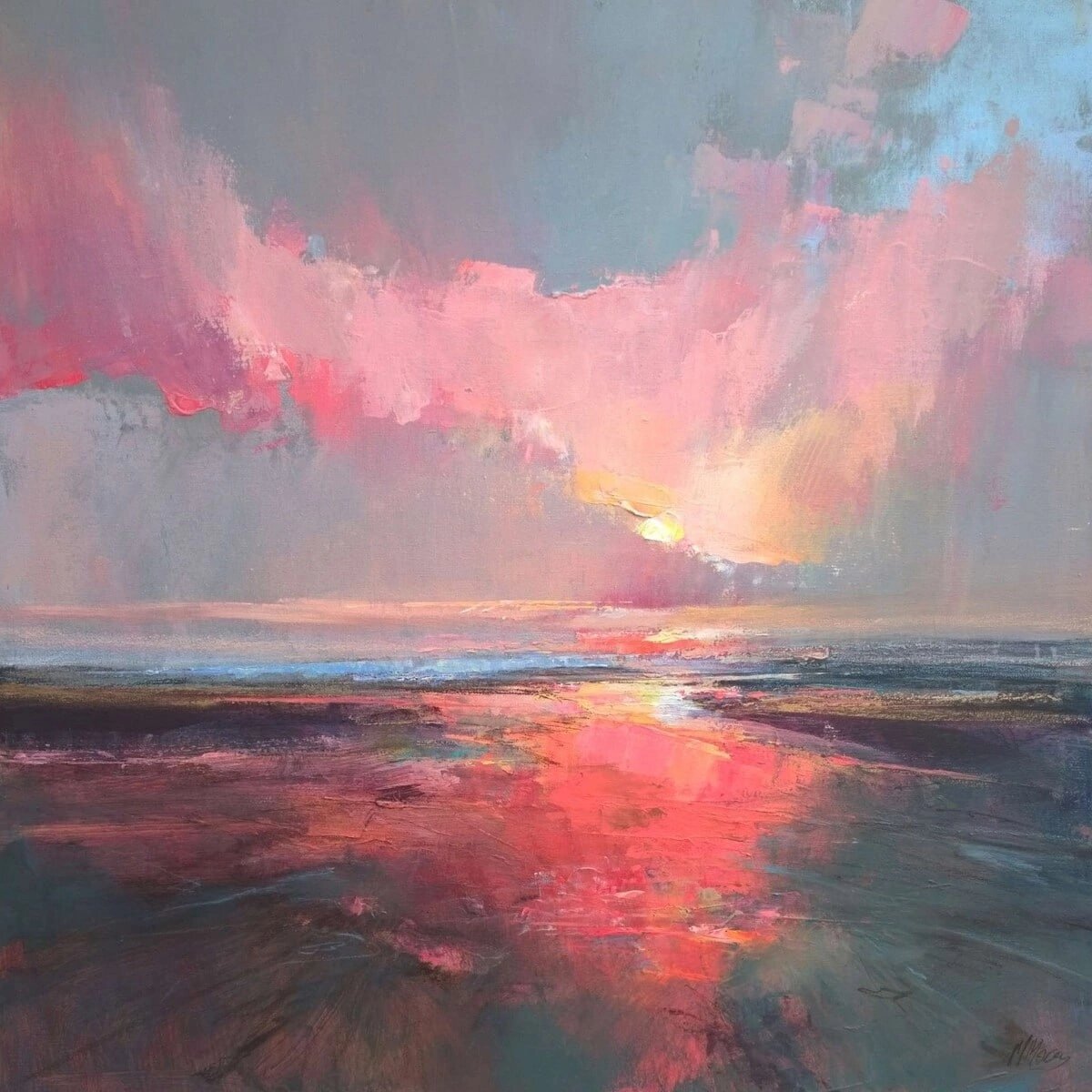 Современное искусство полотно М. Морей