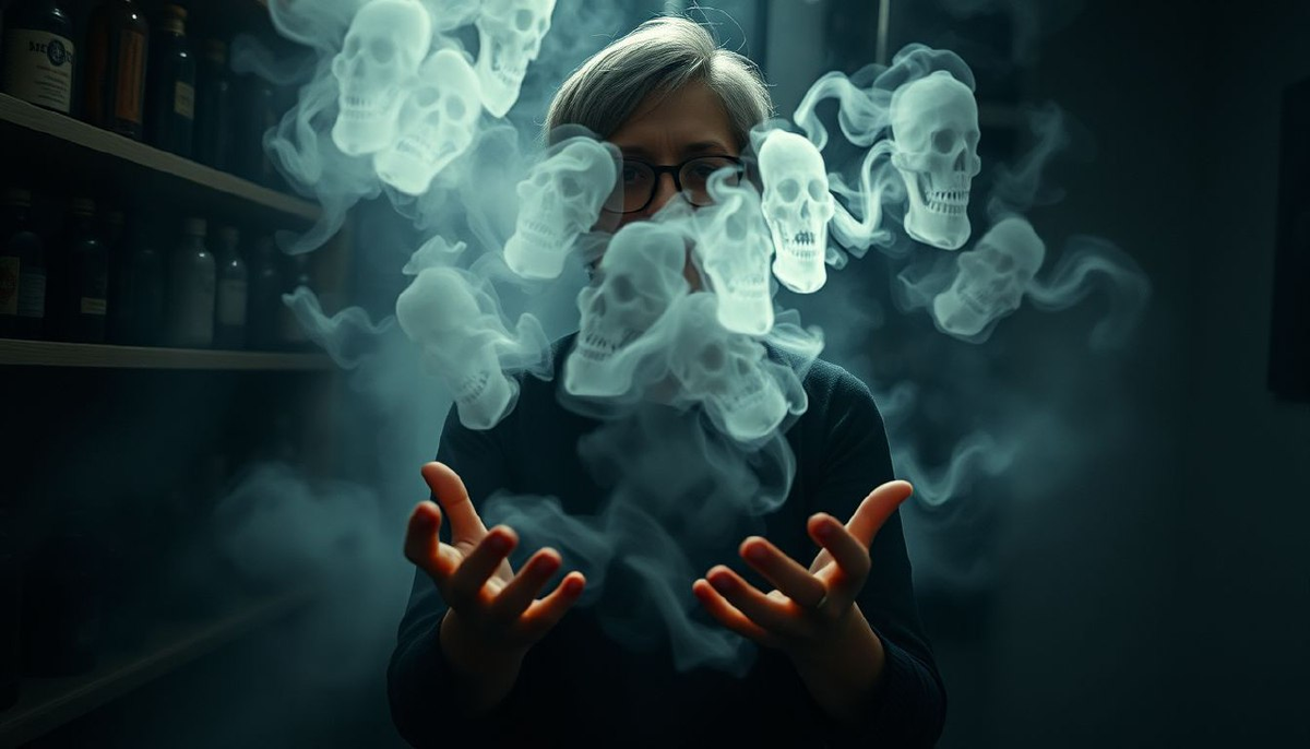 Елена и силуэты умерших лиц