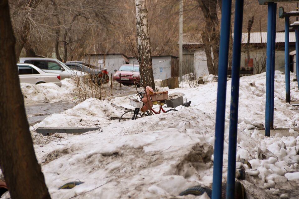    Квартал в районе аварийного дома на улице Советской Армии, 158. Источник: Виталий Барабаш