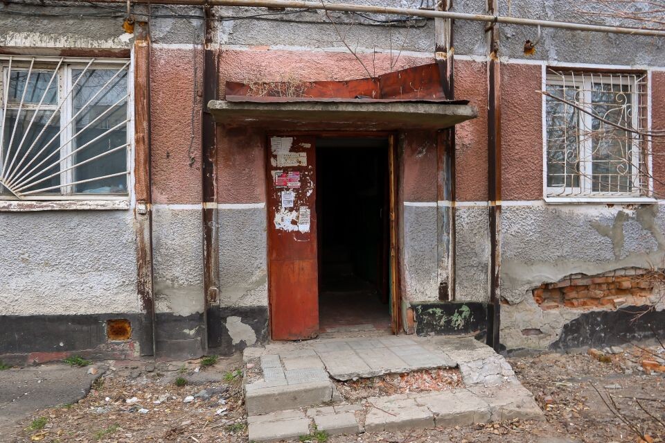    Аварийный дом на улице Советской Армии, 158. Источник: Виталий Барабаш