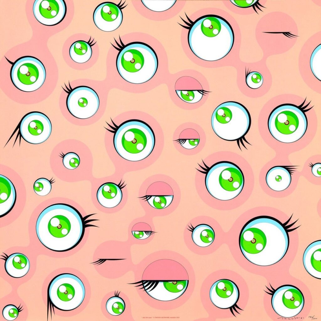 Глаза медузы, 2001, Такаси Мураками, singulart.com